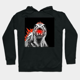 red godzilla the dragon kaiju Hoodie